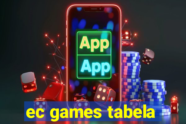 ec games tabela